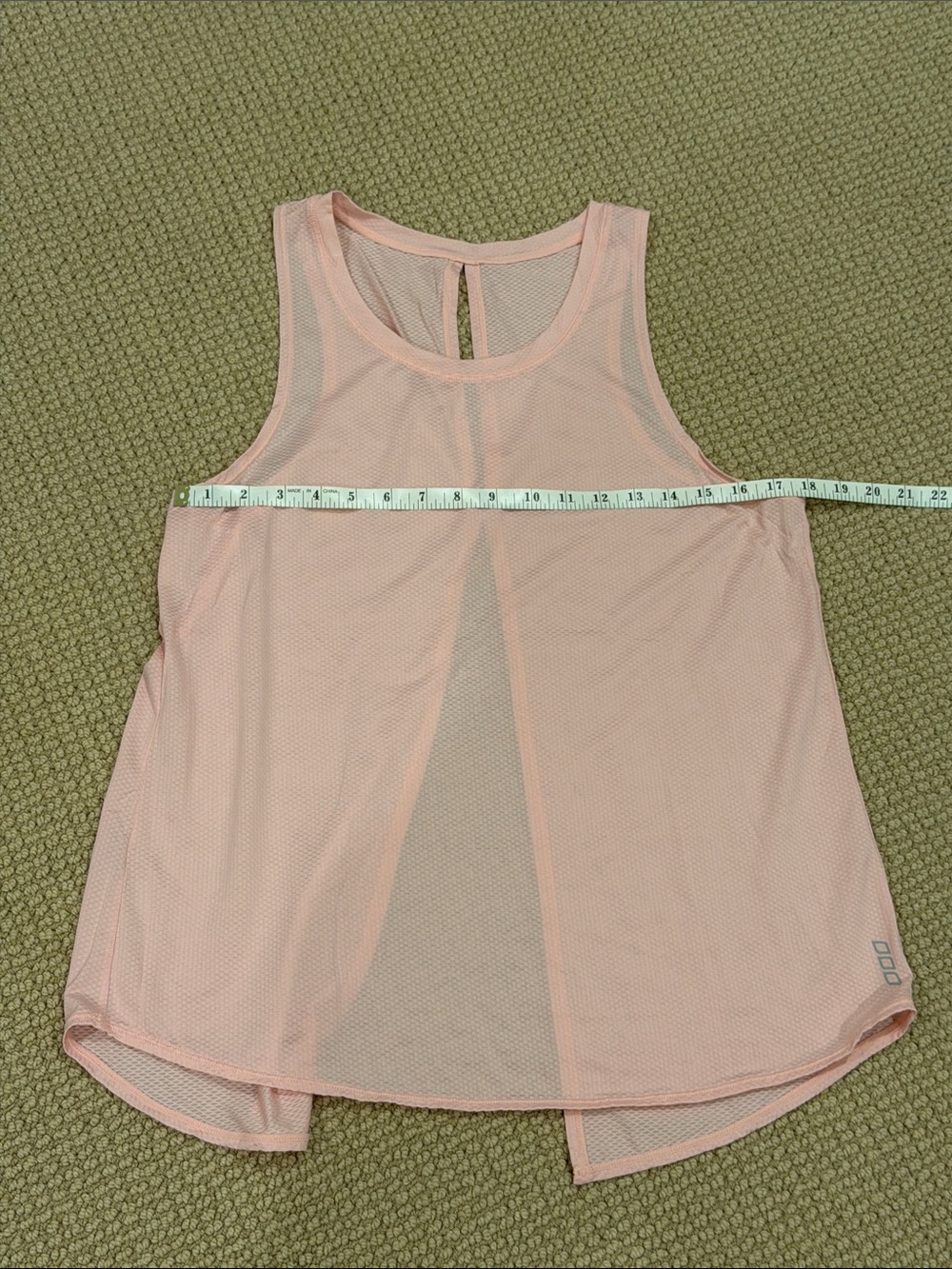 Lorna Jane Women’s Peach/Pink Mesh Tank Top